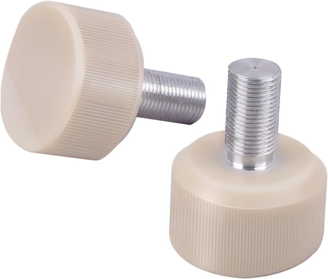 122907 Toe Stops - Natural Rubber Roller Skate Toe Stoppers - Long Stem Length of 30mm
