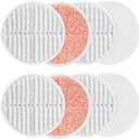 8 Pack Mop Pads Replacement Compatible with Bissell Spinwave 2124, 2039A, 2307, 23157, 23159, 20393, 20399 Hard Floor Spin Mop, 2 Soft Pads, 4 Scrubby Pads, 2 Heavy Scrub Pads
