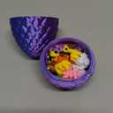 Prefilled Easter Egg 3D Printed Dragon with 18Pcs Mini Animals, Easter Egg Fillers Basket Stuffers, Easter Egg Hunt, Classroom Games Supplies, Party Favors for Boys Teens