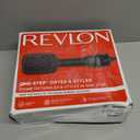 REVLON One-Step Hair Dryer and Styler, All-in-One Hair Brush Straightener for Salon-Quality Smooth & Straight Styles, Black