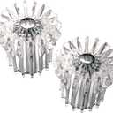 Danco 88261 Faucet Handles for Price Pfister Marquis in Clear Acrylic, Chrome, Pair