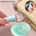 11 Pcs DIY Mask Mixing Tools Set Mixing Bowl, Headband, Spatula, Brush, Spray Bottle, Puff, Soaking Bottle, Measuring Tools, Bowl LidGreen