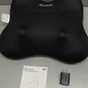 belhope Shiatsu Back Massager with Heat,Percussion Massage Cordless Back Massage for Pain Relief Deep Tissue.4D Kneading Massage,Gift for Men Women Parents Relaxation at Christmas Office Car,Black