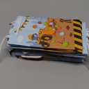 Liobelon 16  Pack Construction Party Bags Non Woven Fabric Tote Bag, Truck Themed Candy Goodie Bag for Boy Birthday Party, Bulk Wholesale for Small Business