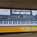 61 Key Keyboard Piano, Portable Electronic Keyboard Piano for Beginners, 30 x 9x 2.5 inch