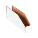 Partners Brand PBINMT212 Open Top Bin Boxes, 2" x 12" x 4 1/2", Oyster White (Pack of 50)