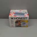 The Honest Company Clean Conscious Diapers for Delicate Skin | Up to 100% Leakproof | Hypoallergenic, Fragrance Free | Girl Prints | Club Box, Size 3 (16-28 lbs), 62 Count (Prints May Vary) (Just Peachy + Flower Power)