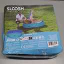 Sloosh Foldable Dog Kiddie Pool - Portable Hard Plastic Doggie Swimming Pool, Anti-Slip Collapsible Pets Bath Tub Suitable for Kids Indoor Outdoor Backyard Use (48" x 12", Blue)