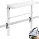 Boat Lift Step-Over Heavy Duty Metal Boat Dock Steps with Reinforced Crossbar, Non-Slip & Removable Marine Boat Boarding Platform for Boat Lift & Dock