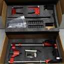 Upgraded Drill Guide, Max Portable Drill Guide, Multi Angle Drill Guide for Straight Holes, Self-Centering Pins, Adjustable Angle from 0 to 60, Chuck Clamping Range for 1/16-1/2" (1.5-13mm)