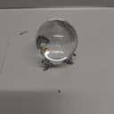 HDCRYSTALGIFTS 60mm Butterfly Crystal Ball Paperweight,3D Laser Engraved Butterfly on Sunflower in Glass Ball with Stand Decorative Glass Sphere Home Decor Gifts for Women Girls