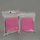 Yholin 1000pcs Glass Seed Beads Bulk, 3x6mm Peanut Shape Apricot Small Pony Beads for DIY Craft Projects Bracelets Necklace Jewelry Making