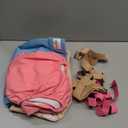 Idepet Female Dog Diapers with Suspender Detachable, 3 Pack Washable Reusable Girl Doggie Diapers for Small Medium Female Dog in Heat Period Cycle Urinary Incontinence Training XL