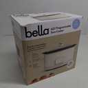 bella 6.0 Qt Programmable Slow Cooker, Ceramic Nonstick Coating, Adjustable Temperature & Cooking Times, Dishwasher Safe Stoneware Pot & Tempered Glass Lid, Tangle Free Cord Wrap, Oatmilk