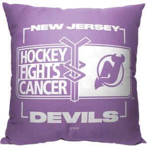 Northwest NHL Unisex-Adult Pillow (18 x 18-Inch, Hockey Fights Cancer)