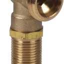 Oatey 38880 Washing Machine Outlet Box Valves, 1/4 Turn F1960 3/4 In. Nh Blue