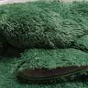 Walensee Bathroom Rug, Bath Mat (16 x 24, Hunter Green) Water Absorbent Soft Microfiber Shaggy Mat Machine Washable Bath Rug Thick Plush Rugs for Shower