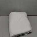 KMUSET Fleece Blanket Twin Size White Lightweight Throw Blanket Super Soft Cozy Microfiber Blanket