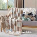 Oversized King Checkered Blanket for Couch - Super Soft Extra Large Throw Blankets for Bed Fluffy Fuzzy Plush Lightweight Cozy Blanket120" x 120",Sage Green