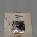 5-Piece Fabric Classic Bowknot Hair Ties, Elegant Hair Scarf Scrunchies Long Ribbon Ponytail Holders Head Bands, Elastic Vintage Bow Tie Hair Accessories for Ladies Women Girls (Flower Print)