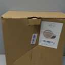 AmorArc Ceramic Dinner Plates Set of 6, 10.5 Inch Handmade Reactive Glaze Stoneware Plates, Large Rustic Shape Dinnerware Dish Set for Kitchen, Microwave & Dishwasher Safe, Scratch Resistant - Blue