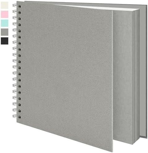 Amazon.com: Vienrose Scrapbook Album (8 X 8 Inch) Scrap Book Photo Albums Travel Scrapbook Textured Paper Cover Memory Book Ideal for Wedding, Baby, Family, Graduation, Pets (20 Sheets/40 Pages, Beige)