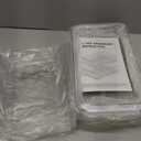 2 Tier Clear Organizer with Dividers for Cabinet, Shlef, Counter - MultiUse Slide-Out Storage Container - Kitchen, Pantry, Medicine Cupboard Bins, Bathroom, Vanity Makeup, Under Sink Organizing (8" W - 1 Set)