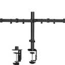 Pholiten Dual Monitor Stand,Heavy Duty Adjustable Monitor Desk Mount for 2 Screens up to 38Inches,Dual Monitor Arm with Height Adjustable Tilt Swive Rotate,Holds up to 22 lbs