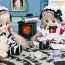 Cute Blind Box Kawaii Figures,Collectible BJD Doll with 1/12 Scale Removable ClothesSurprise Gift Single Random Mystery Box-Myriad Lolita Series