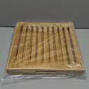 Hogarbliss Bamboo Bread Slicer with Crumb Tray, 10.5″ Adjustable Bread Cutter & Bread Slicer Guide for Homemade Bread, Sourdough, Baguette & Sandwich – Foldable Kitchen Tool for Home Bakers