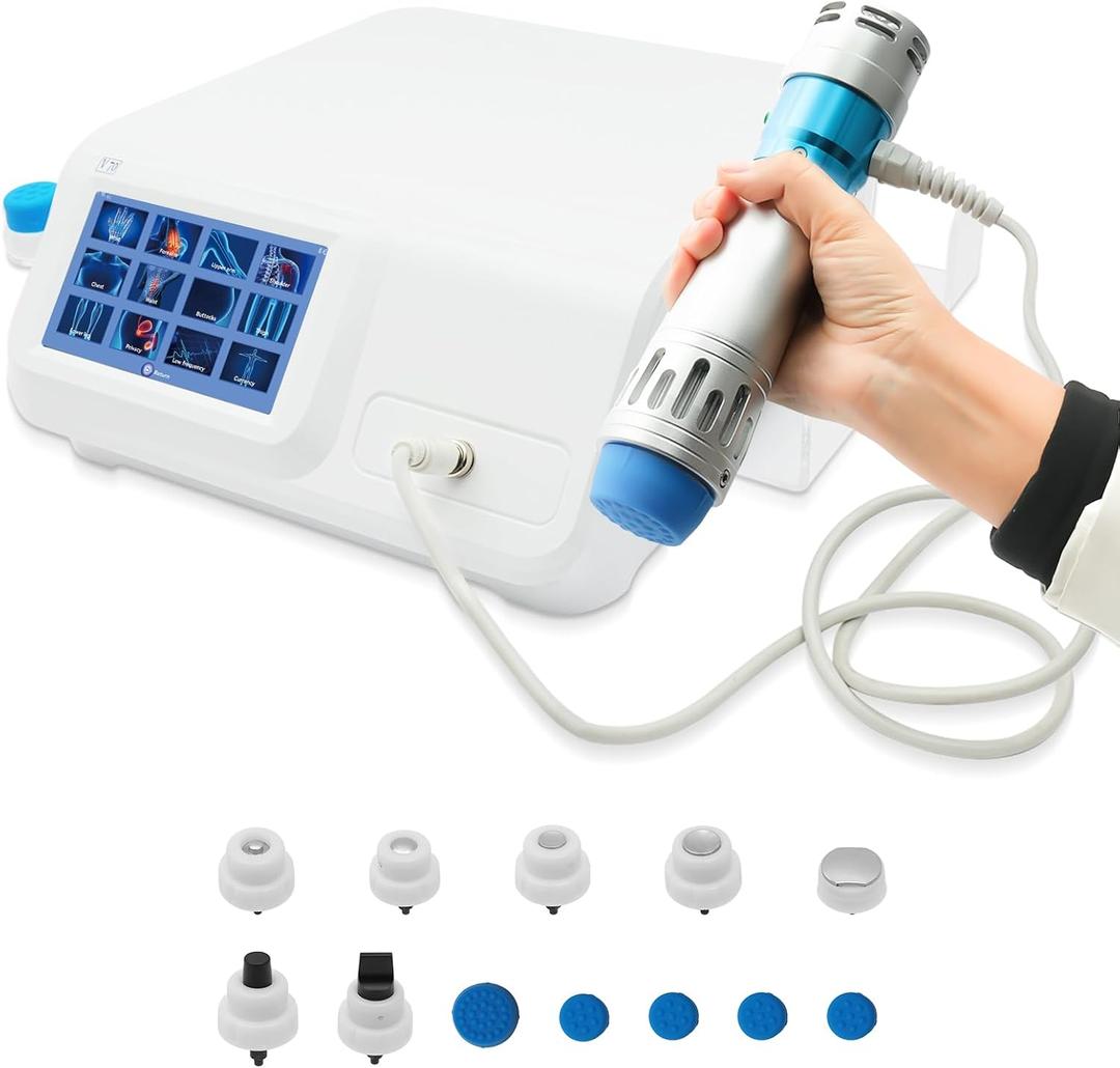 Shockwave Therapy Machine for Pain Relief,Deep Tissue Massager for Back, Waist, Leg, and Golfers Elbow Discomfort