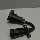 7 Pole to 7 Way RV Trailer Adapter Connector, OEM Standard 7 Pin Round to 7 Blade Wiring Harness for Semi Trucks & Commercial Vehicles