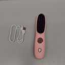 Go Brush Pro, 2026 Upgraded Go Brush Pro, Portable Straightener Brushs for Travel, Cordless Fast Heating Hair Straightener with LCD Temperature Display, Smooth Frizz (Pink)