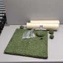 MECOOL 34 Tall Cat Scratching Post Premium Basics Kitten Scratcher Sisal Scratch Posts Trees with Hanging Ball for Indoor Cats (34 inches for Adult Cats, Cactus Green)