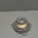 Norme 5 Pcs 3-1/2 Inch Kitchen Sink Drain Strainer Assembly Garbage Disposal Flange Stopper Plug Garbage Disposal Splash Guard Stainless Steel Sink Drain Strainer Replacement Kit(Gold)