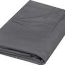 Utopia Bedding Flat Sheet - 1 Pack (Queen, Grey) - Soft Brushed Microfiber Fabric - Shrinkage & Fade Resistant Top Sheet - Easy Care Bed Sheet