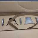 Kichler 24" 3-Light Vanity Bath Light in Brushed Nickel, Modern Bathroom Light with Clear Satin Etched Glass, (24" W x 8" H), 5337NIS
