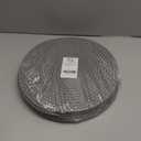 Round Placemats Set of 6, Cotton Rope Woven Table Mats, Hot Pads for Kitchen, Non Slip Heat Resistant Place Mats, 13 Inches Braided Placemat for Farmhouse Decor and Kitchen Table Decor (Gray)