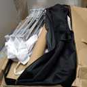 VEVOR Portable Tradeshow Podium Table, 51.18" x 18.31" x 37.4", Display Exhibition Counter Stand Booth Fair with Wall, Foldable Promotion Retail Bar Table Pop Up Podium with Storage Rack, Carrying Bag