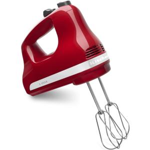 KitchenAid 5 Ultra Power Speed Hand Mixer - KHM512, Empire Red