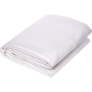 Urban Villa Cotton Thermal Blanket Made from 100% Soft Premium Cotton, Plain Weave, White, Twin 66"x 90", Perfect for Layering in Bed, LINT Free