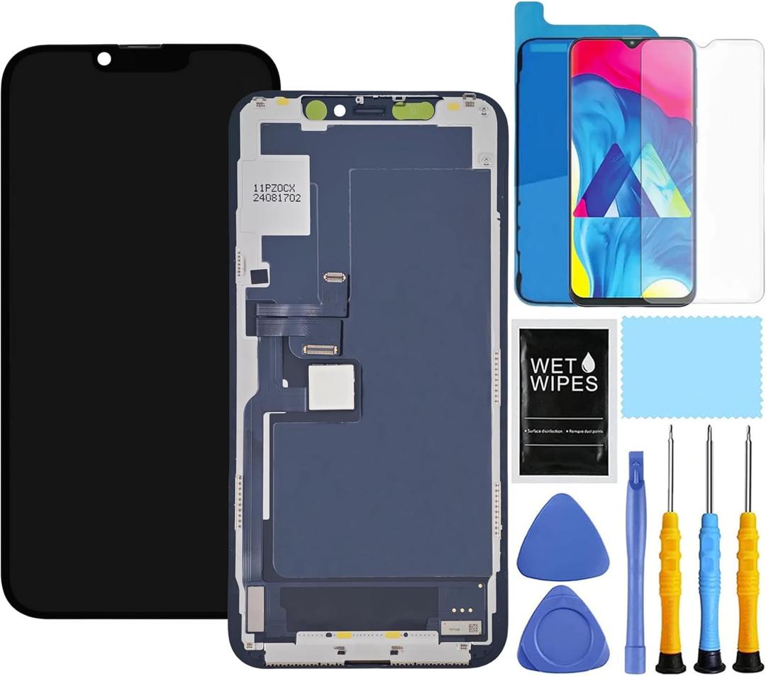 for iPhone 11 Pro Screen Replacement for iPhone 11 Pro Screen Replacement kit for iPhone 11 Pro A2160 A2217 A2215 LCD Display digitizer Touch Screen Assembly with Repair Tools 5.8 inch Black