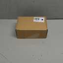 HIEMEY Matte Black Door Knobs Interior with Lock, Modern Privacy Rectangle Door Knob Door Handles for Bathroom Bedroom