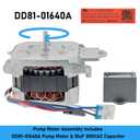 DD81-01640A, IC-77225SSDWB-1 Dishwasher Circulation Pump Motor OEM Replacement Parts for Samsung DW80F600UTS/UTW, DW80K5050UB, DW80K5050UG, DW80K5050US, DW80K5050UW, DW80R5060UG/US, DW80R5061US/UT