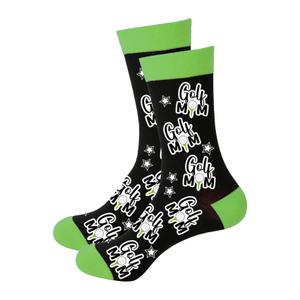 2 x Coopyin Mom Golf Gifts Mothers Day Christmas Birthday Stocking Stuffers Thank You Gift Ideas Cozy Socks Sentimental Thoughtful Unique Mama Present Best Mom Ever Gifts from Daughter or Son (Black)
