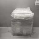 4-Piece Set,Plastic Clear Storage Bin with Lid,Large Storage Containers,Lidded Storage Boxes for Books, Clothes, Toys, Cabinets (clear 4XL)