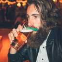 Mustache Guard Drink Attachment (Yellow)