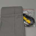Grounding Sheet for Bed 90% Organic Cotton+10% Pure Silver Fiber, Grounding Fitted Sheets for All Mattress Sizes, with Grounding Cord and Test Pen (Gray, 105.4 * 23.2inch)