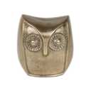 HD Designs Aluminum Owl - Gold, Pack Of 2