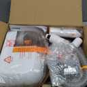 ubrobo Dog Grooming Vacuum, Dog Grooming Kit with Pet Clippers, 12,000Pa Pet Hair Vacuum for Dogs, Low Noise Home Cleaning Tool in 1, PG10 (Orange)